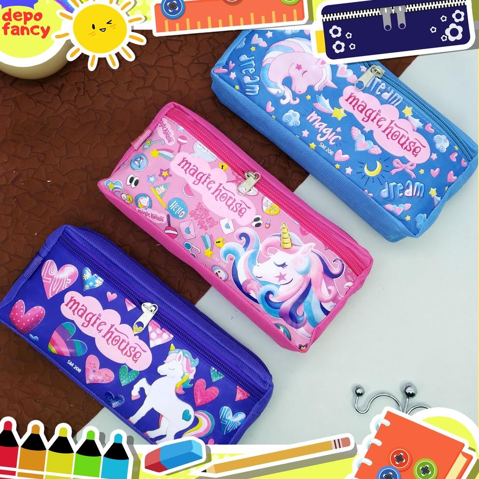 

X28 KOTAK PENSIL 2 RESLETING / TEMPAT PENSIL / TEPAK PENSIL / BOX PENCIL SM208 MAGIC HOUSE SPECIAL PRICE ➡