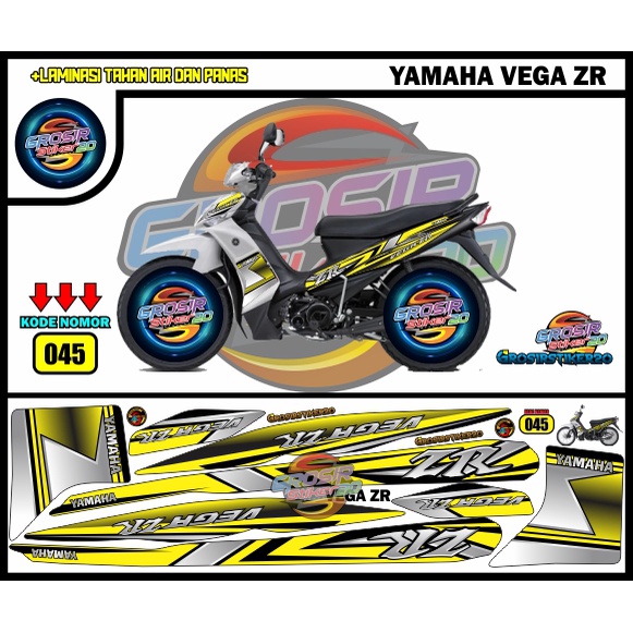 STRIPING VARIASI YAMAHA VEGA ZR / STIKER VARIASI YAMAHA VEGA ZR / STIKER MOTOR VARIASI