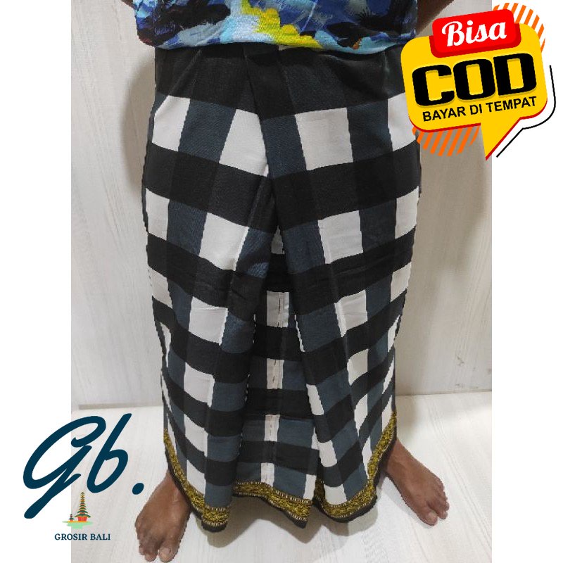 Sarung Kotak Polos Catur Asli Bali