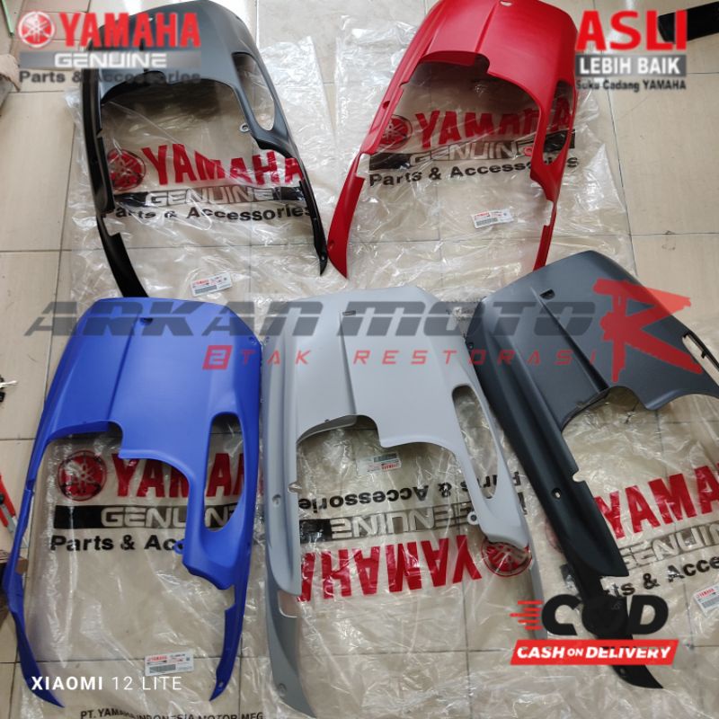 DEK KOLONG MIO SPORTY SMILE PUTIH HITAM ABU MERAH BIRU SILVER 5TL ORIGINAL YAMAHA