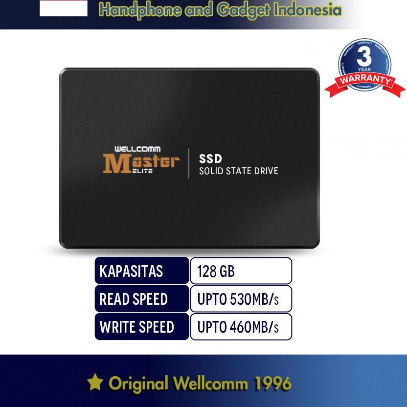 ☆ Wellcomm SSD 120 GB SATA III 2.5" / SSD Murah / SSD 128GB Elite CADDY ➽