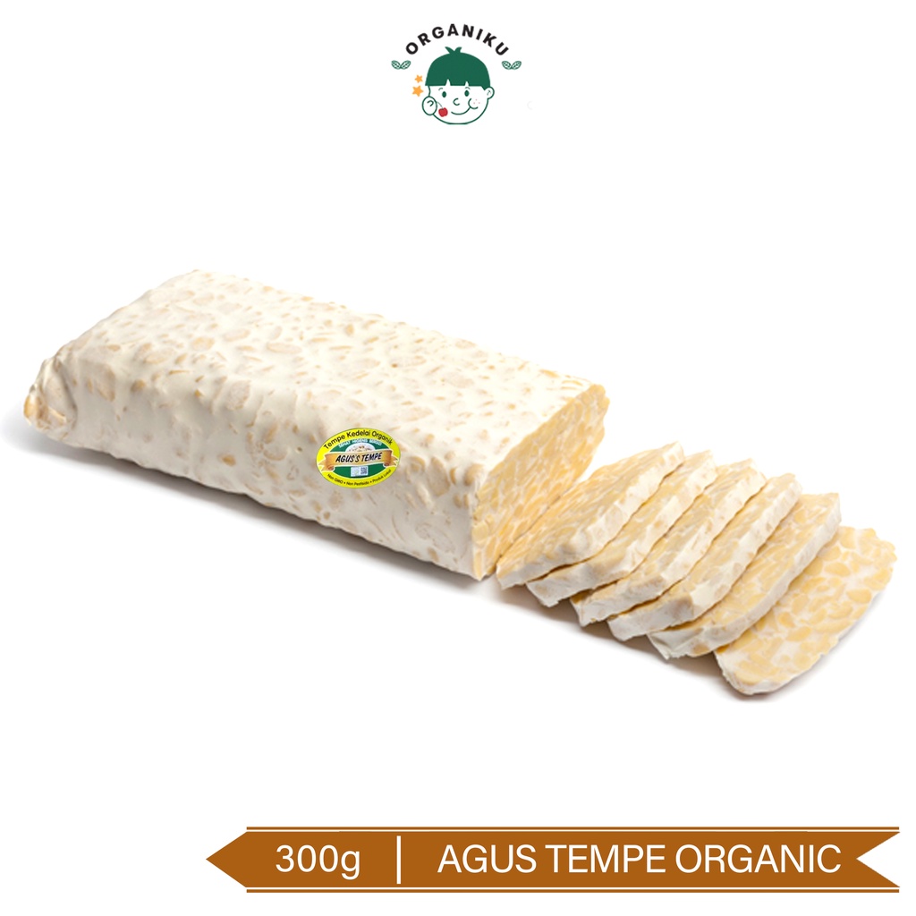 Tempe Kedelai Organik Agus Tempe 300g /Organic Tempeh 300g