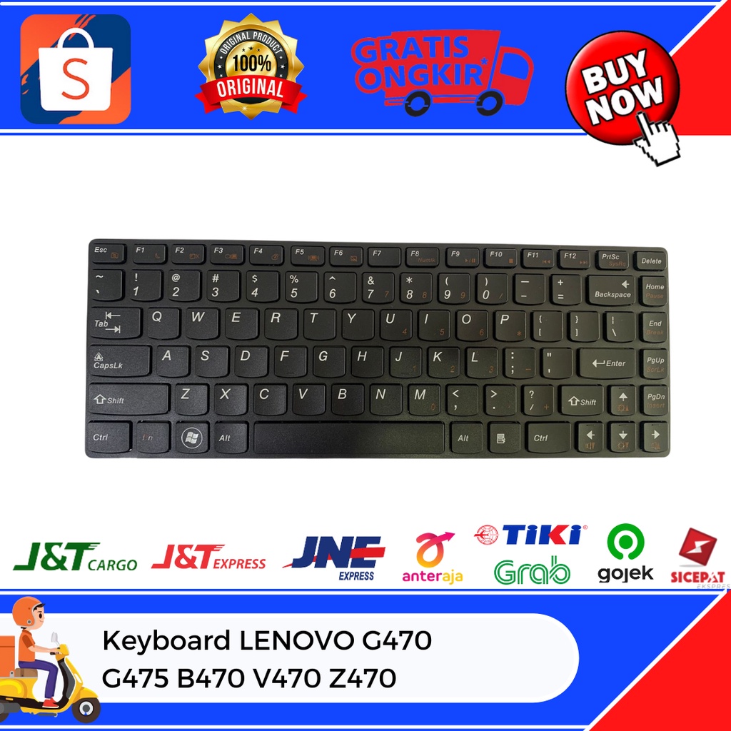 Keyboard LENOVO G470 G475 B470 V470 Z470