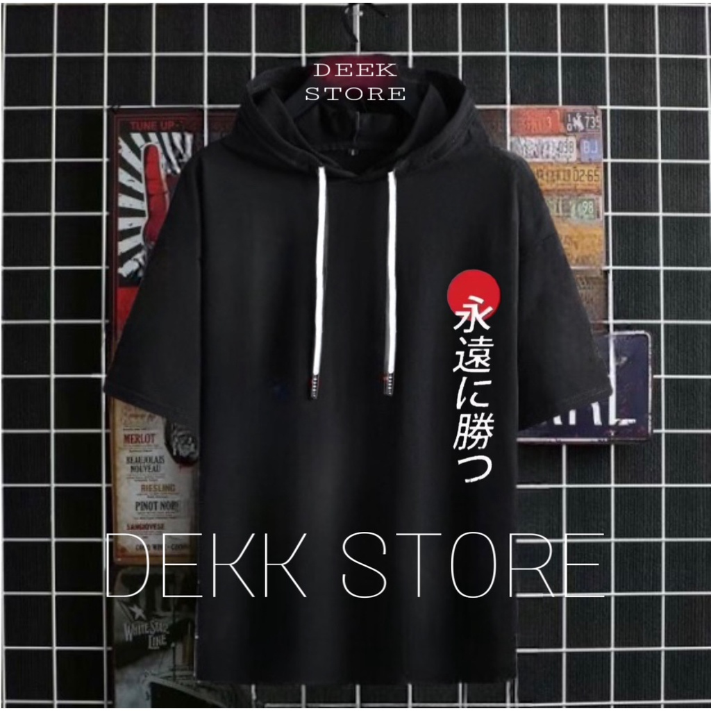 KAOS HOODIE PRIA LENGAN PENDEK/KAOS HOODIE KUPLOK PRIA/KAOS PRIA T-SHIRT TERLARIS/KAOS HOODIE T-SHIR