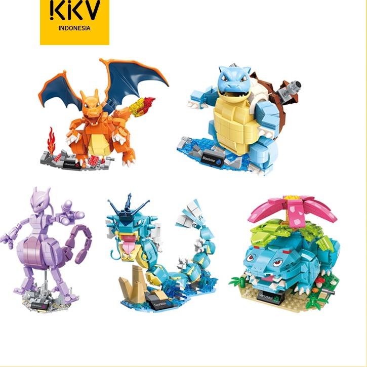 Original KKV - QMAN Keeppley Pokemon Block Toy,  Gyarados / Mewtwo / Venusaur / Charizard / Blastois