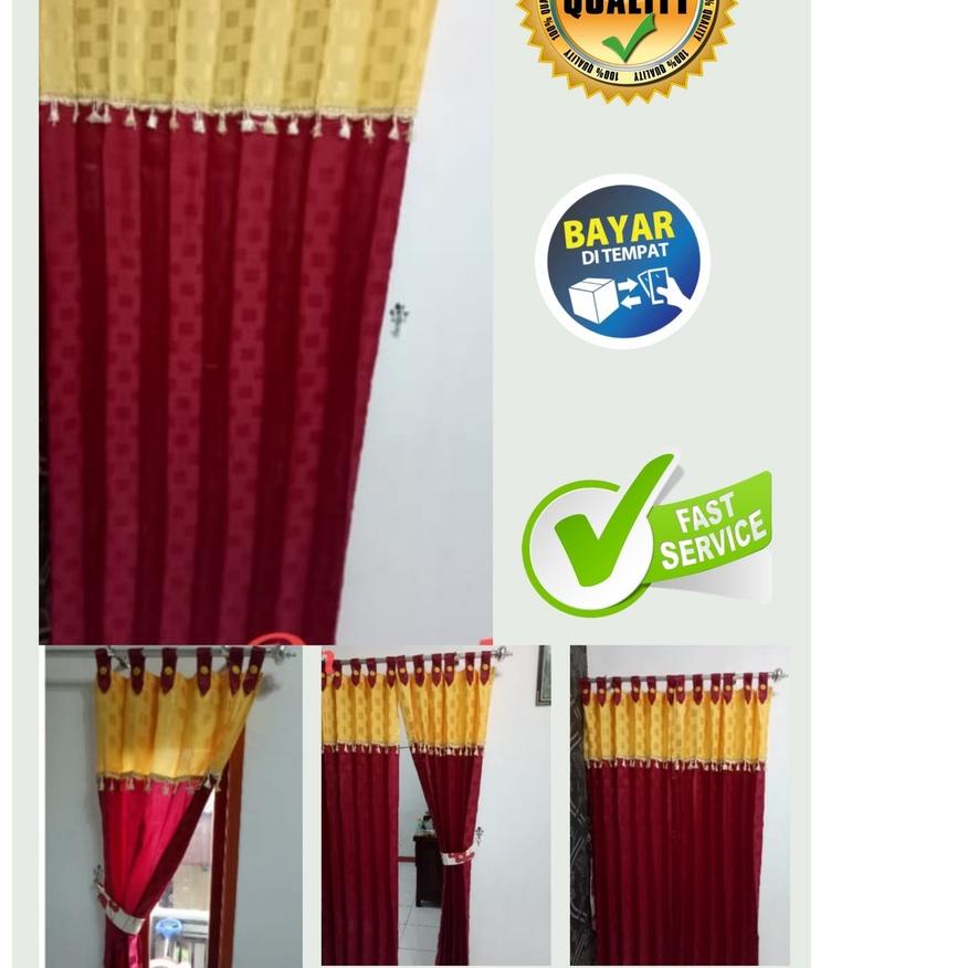 ◊ Gorden Pintu / Gorden Jendela / Gorden Pintu Plisket / Gorden Jendela Plisket / Gorden Motif / Gor