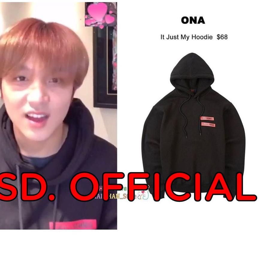 ♣ Jaket hoodie jumper nct haechan ona it just logo ✤
