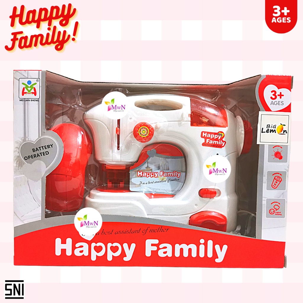 MWN Mainan Mesin Jahit Happy Family Play Set