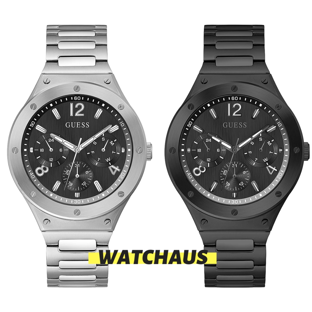 JAM TANGAN PRIA GUESS GW0454G1 GW0454G3 GW0454 G1 G3 CHRONOGRAPH STAINLESS STRAP