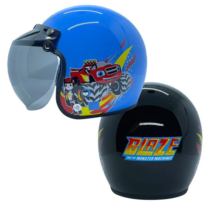 Helm Anak WTO Semi Retro - Blaze