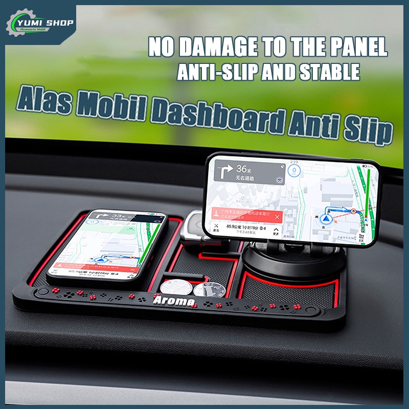 Mat Alas Mobil Dashboard Anti Slip/Dudukan Handphone/Alas Mobil Dashboard Anti Slip/Phone Holder 360 Derajat Anti Slip/Mounting Handphone Mobil Multifungsi/Matras Pad Handphone/Mat Dasbor Mobil/Phone Holder