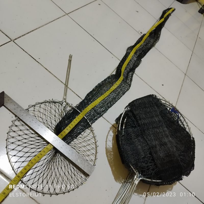 KERAMBA IKAN 145cm Ring 23cm Kerumbu Koja Tusuk Tancap dan Double Ring Tampar kuat anti yuyu