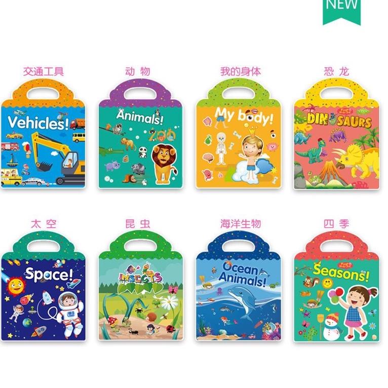 

F36 Sticker Book Reusable PRODUCT TERLARIS ㆊ