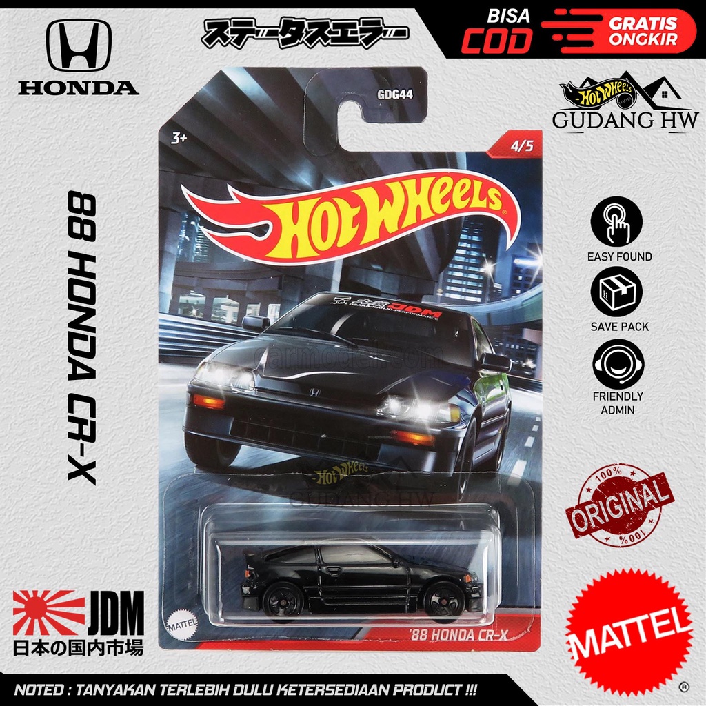 HOT WHEELS 88 HONDA CRX