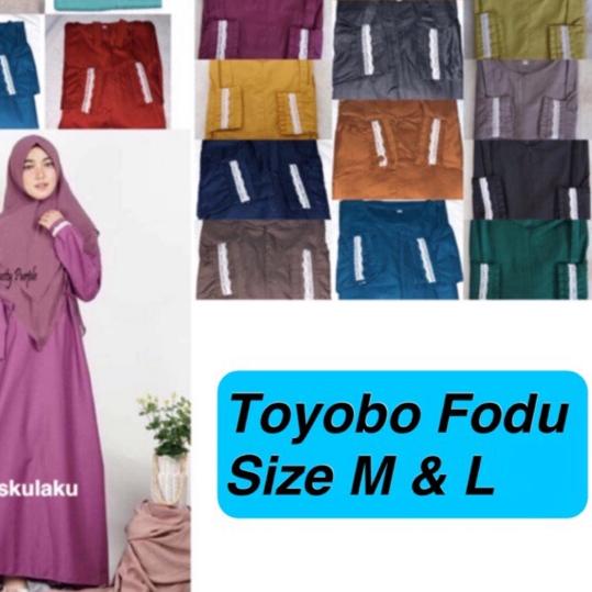 ● Gamis Toyobo FODU Lengan Renda ✶