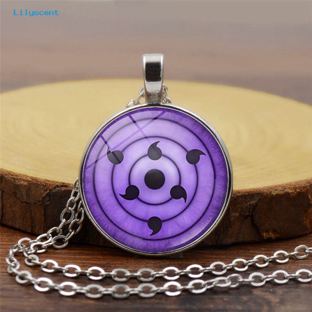 [LS] Charm Kalung Anime Peripheral Pola Unik Bentuk Bulat Geometris Dengan Liontin Menghias Menawan Aksesoris Anime Naruto Liontin Kalung Untuk Penggemar Anime