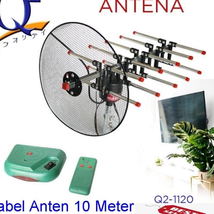 [cod]  Antena TV digital Outdoor / Luar + Remote + Booster TV Q2 950 - Q2 1120 .... ....
