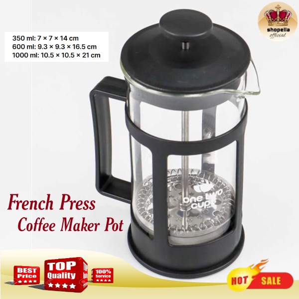 Teko Press Kopi Tanpa Ampas Coffee Maker Alat Pembuat Kopi Espresso Manual