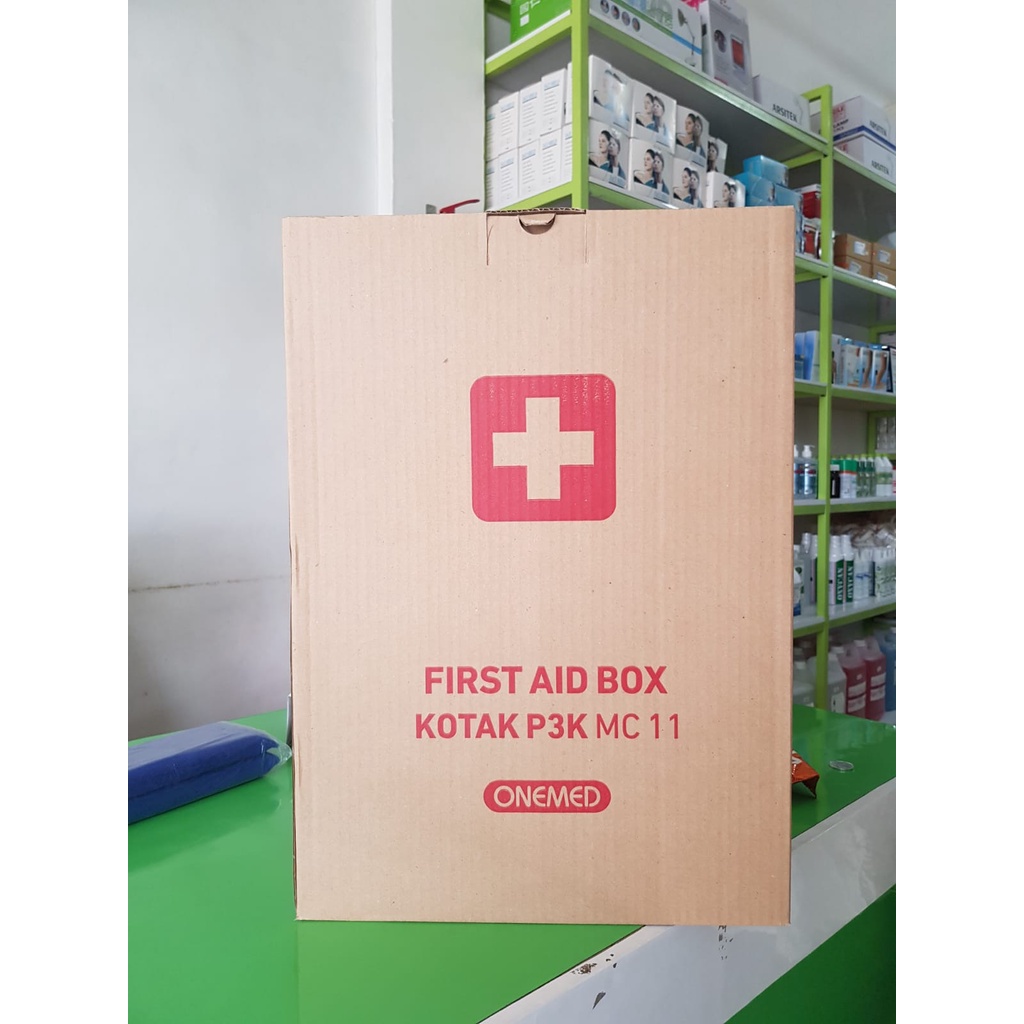 Onemed Kotak Obat Dinding MC 11 /  Maspion Kotak P3K Dinding MC11 Putih / Kotak P3K Dinding
