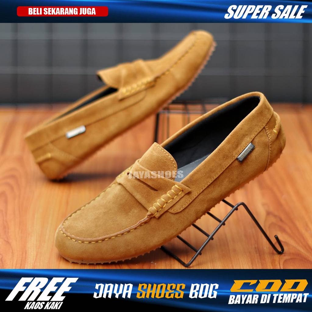 SANO Sepatu Pria Slip On Casual Original Selop Slop Cowok Kekinian Simple Murah Anti Slip