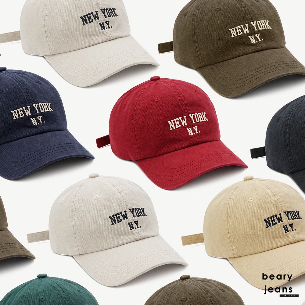 BEARYJEANS Baseball Cap NEW YORK Topi Baseball Premium Import - BJ052