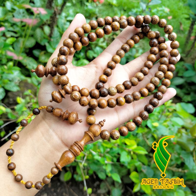 Tasbih Kayu Johar terbaru size 8mm asli original