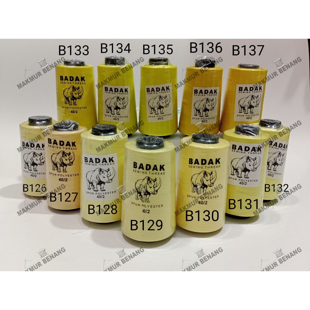 Benang Jahit 40/2 ( 1 pcs ) benang jahit 5000 yard/Benang jahit murah/benang jahit BADAK/toko alat j