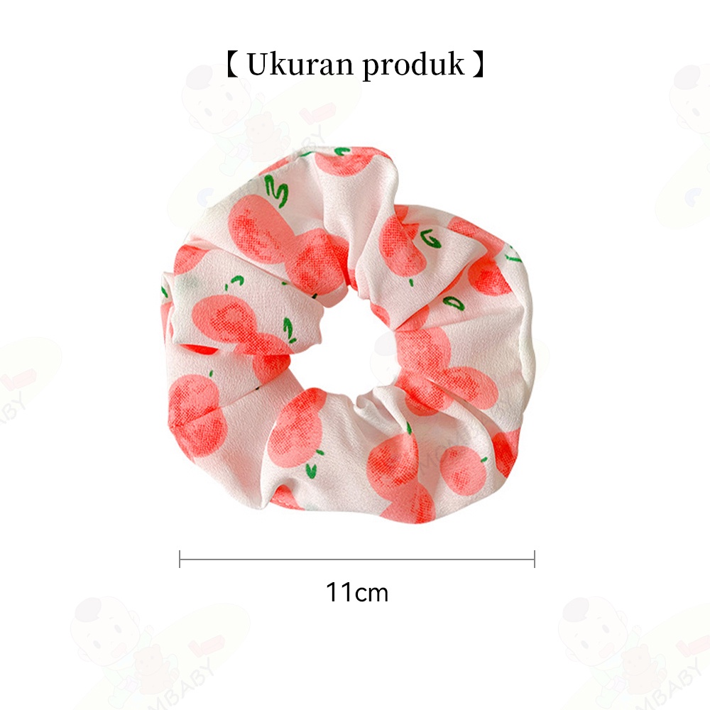 Halo Baby ikat rambut scrunchie/ ikat rambut wanita /Aksesoris Ikat Tali Kuncir Rambut Scrunchie Hijab Korea