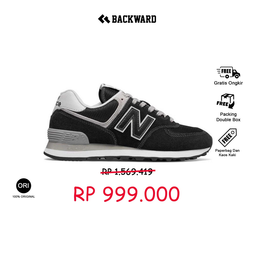 NB 574 Black Gray White ML574EGK Original