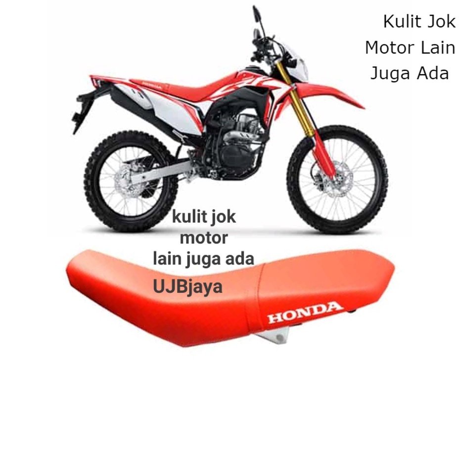 Sarung Jok Motor CRF 150 BAHAN ORI Kulit Jok Motor CRF 150 K5