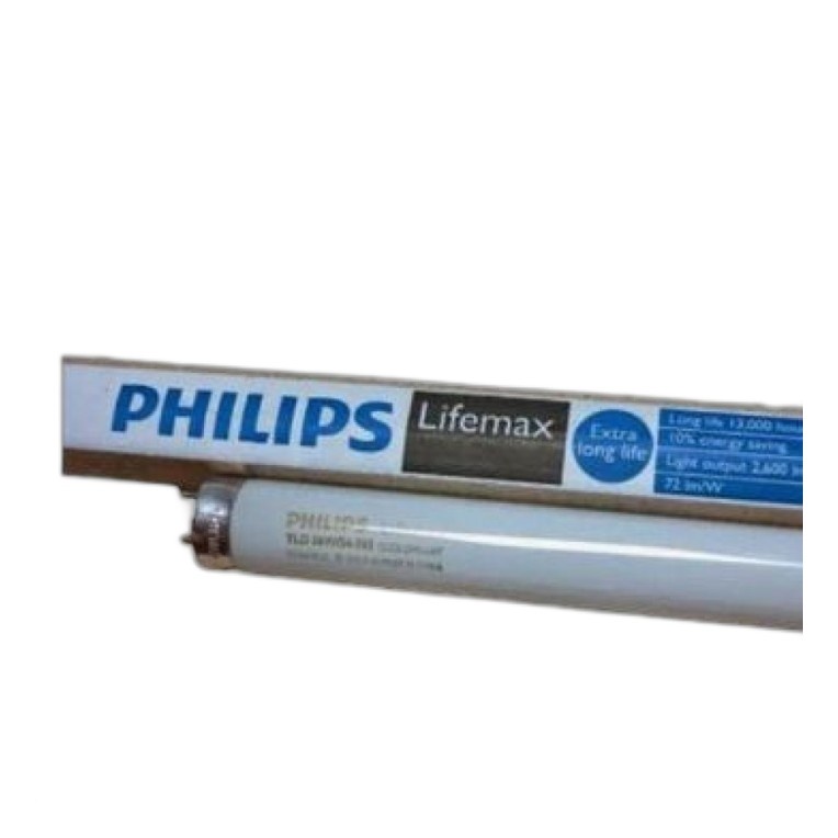 PHILIPS LAMPU TL-D 36W PUTIH 36WATT Lampu Philips TL T8 36 Watt 120CM