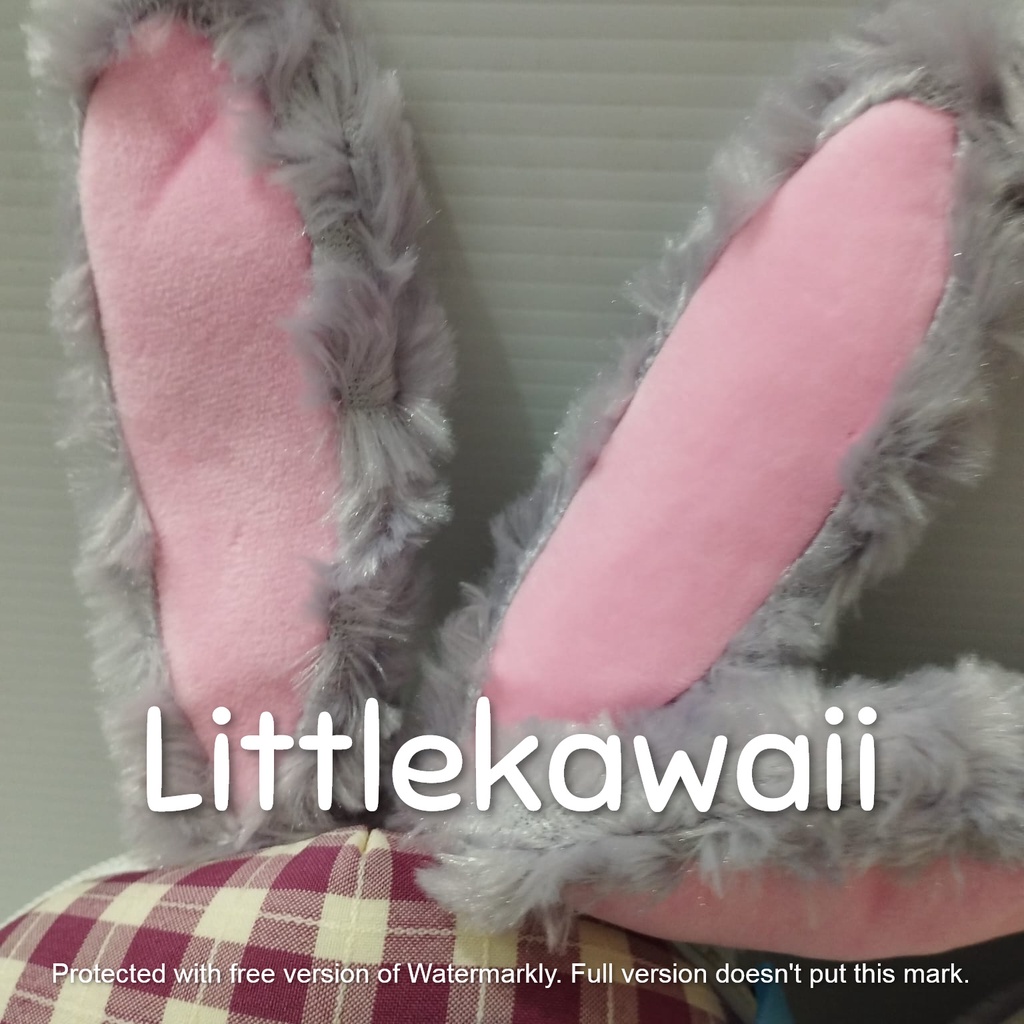 LK/Tas Slempang Boneka Plush Anak Slingbag Fashion Korean Style Stella Rabbit Animal Kelinci Bunny Hat Topi Lucu Soft Cute