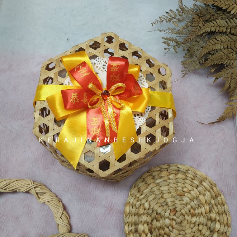 

(CNY 2023) KLONGSONG HEXA D 20 T 12CM PITA IMLEK /klongsong telur/klongsong bambu/hantaran/seserahan