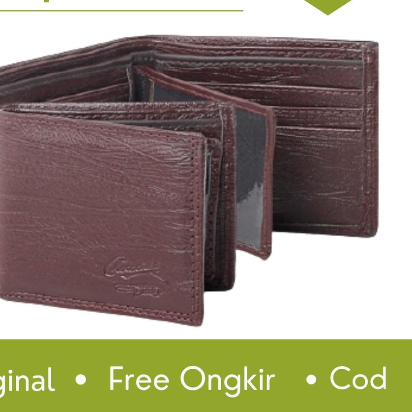 ➥ Dompet Pria Kulit Sintetis Original Dompet Lipat Cowok Exclusive Keren Branded Kekinian ✵