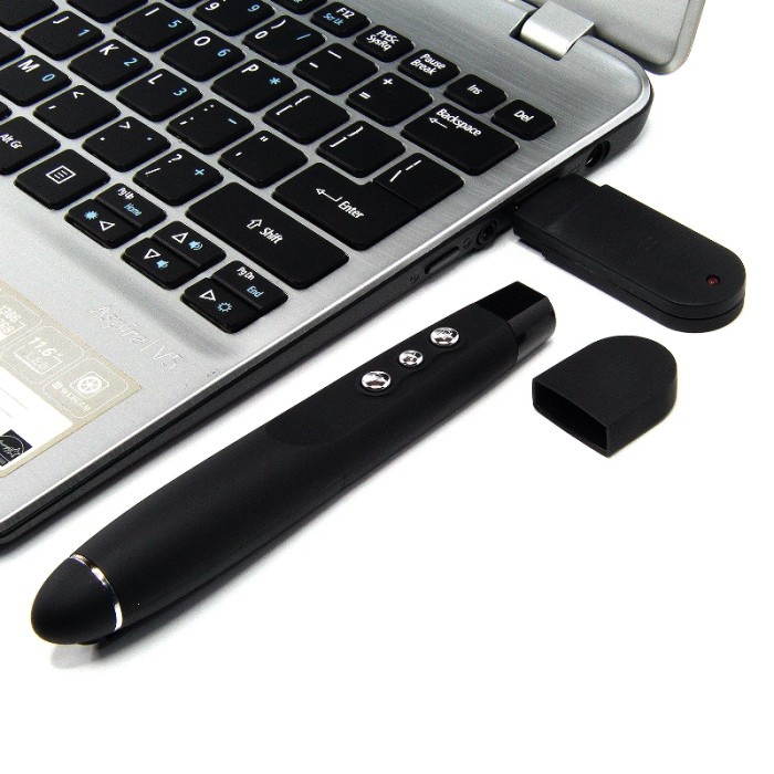 

[[JNT COD]] USB Wireless Power Point Presenter presentasi With Laser Pointer murah