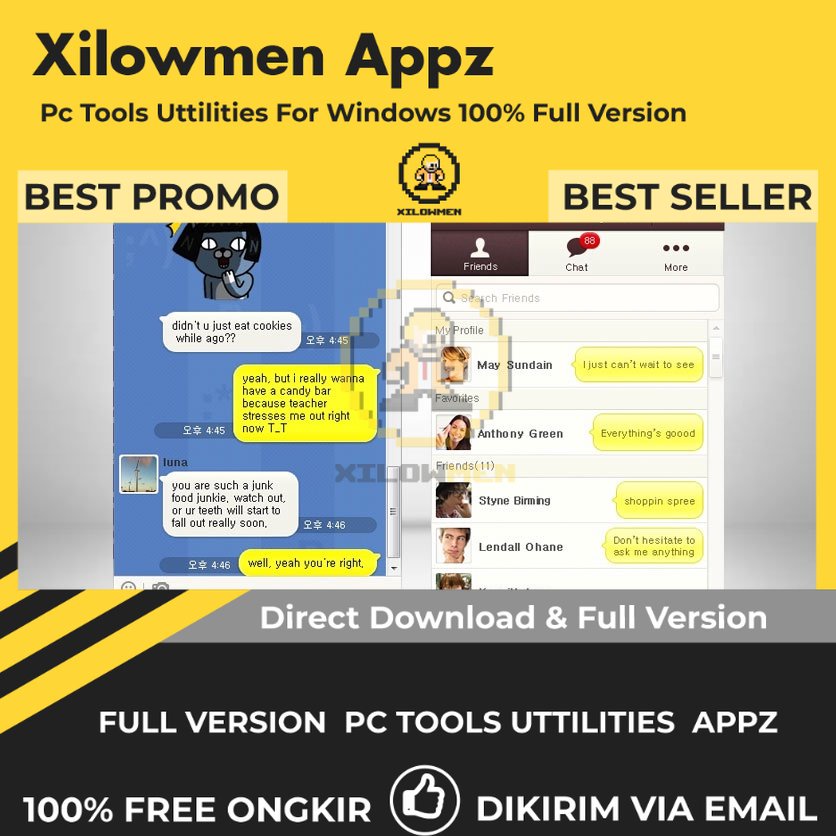 [Full Version] KakaoTalk for PC Pro PC Tools Software Utilities Lifetime Win OS