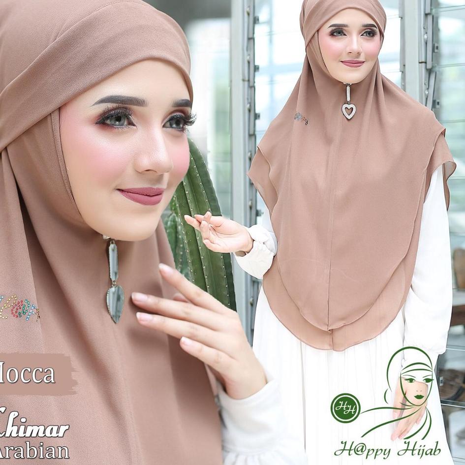 ○ Jilbab Instan Jilbab Khimar Tanpa Pet Arabian / Jilbab Bergo Tali ❋