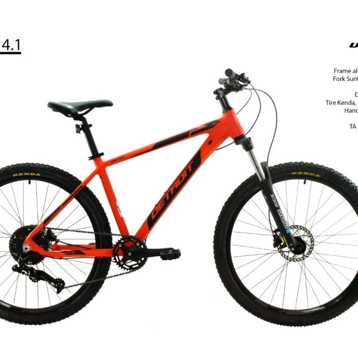 Sepeda Gunung Mtb 27.5 United Detroit 4.1 Operan Gigi 10 Speed #Original