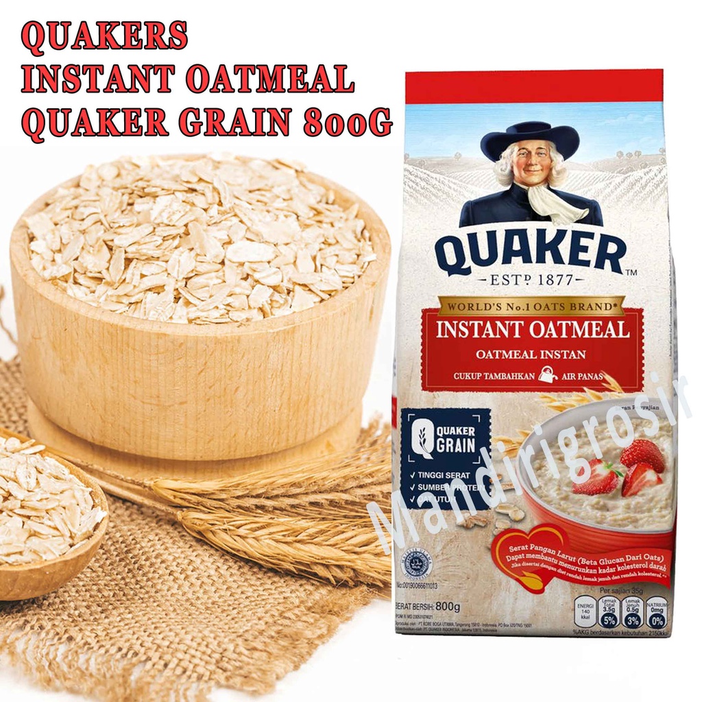 OATMEAL 800g* QUAKERS OATS INSTANT* QUAKER GRAIN