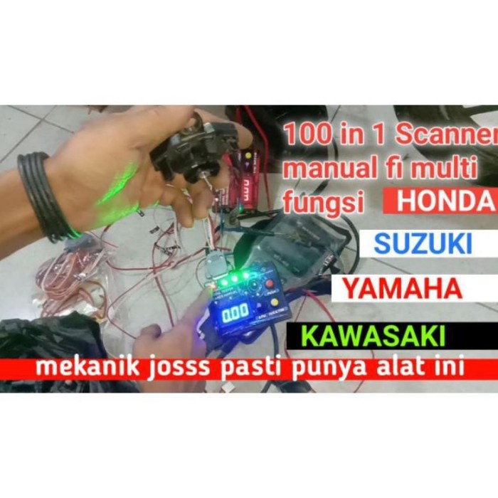 Laku Promo Modul Tester Scaner Manual Fi Full 100 In 1 Termurah Lengkap