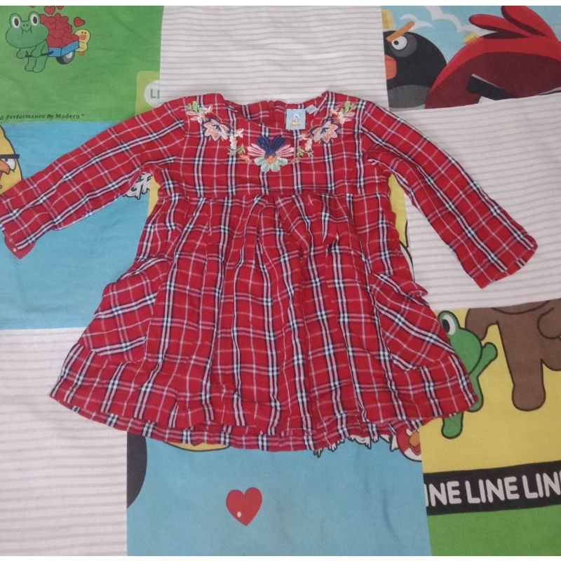 P❤️ dress anak Nz bear