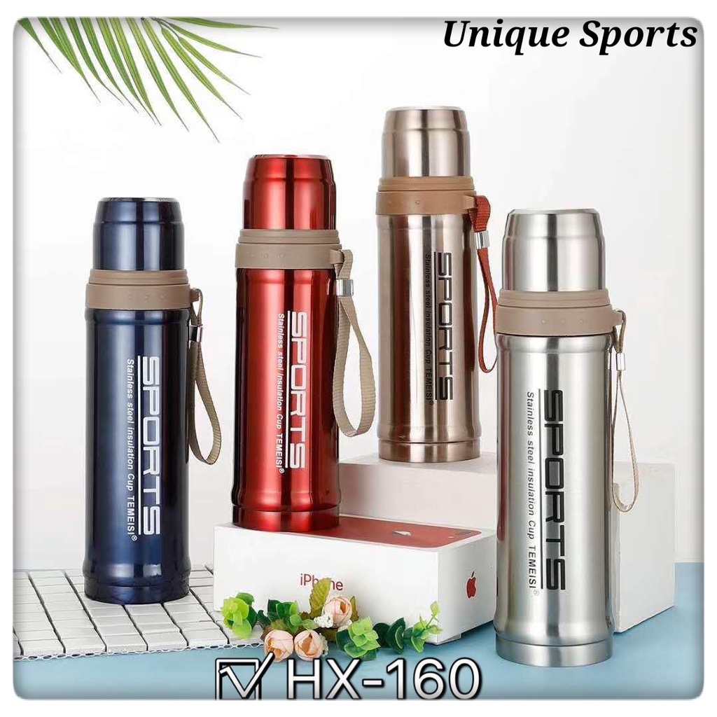 TERMOS STAINLESS TRAVEL PANAS DAN DINGIN TAHAN LAMA 800ML / TERMOS PURE HEALTHY HAPPY / TERMOS AIR PANAS