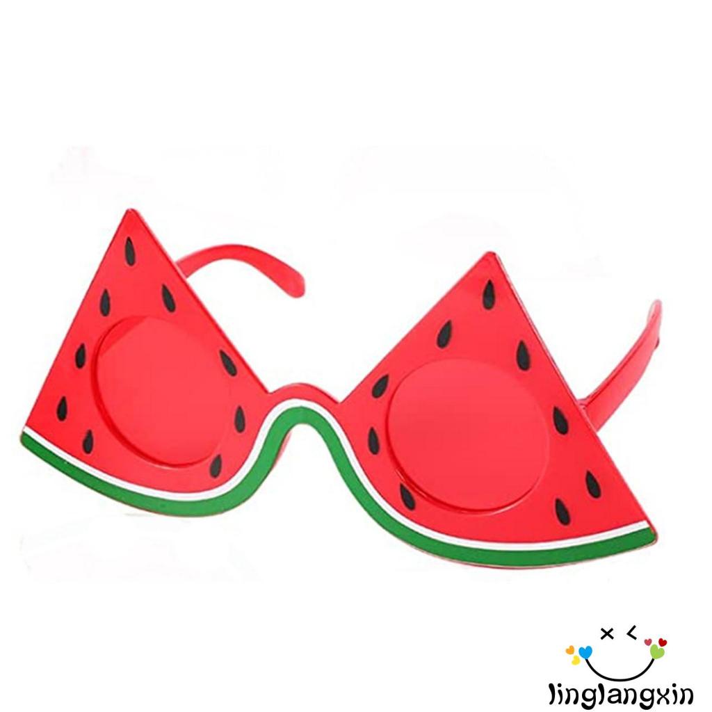 Llx-hawaiian Pesta Kacamata Hitam Tropis Lucu Fancy Dress Props Untuk Dewasa Anak