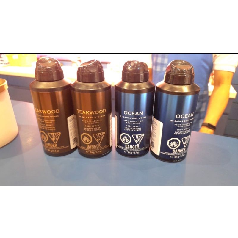 BBW MENS SPRAY TAEKWOOD OCEAN MIST BATHANDBODYWORKS