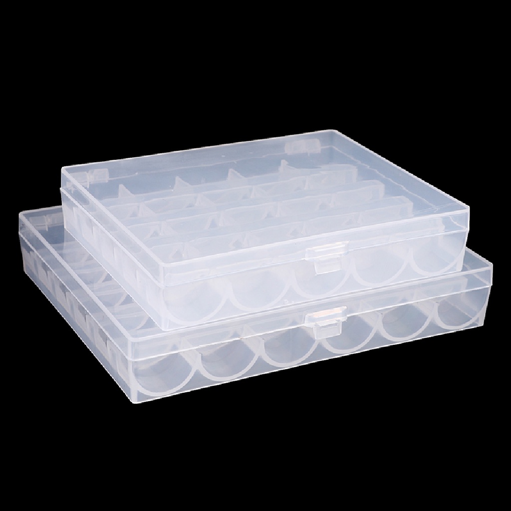 (dream) 25/36 Spool Bobbins Mesin Jahit Bobbin Case Organizer Kosong Kotak Penyimpanan.