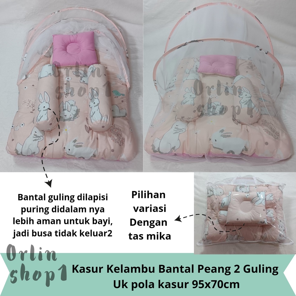 Kasur Bayi Bantal Guling Lipat Kelambu / Kasur bayi kelambu free bantal peang dan dua guling