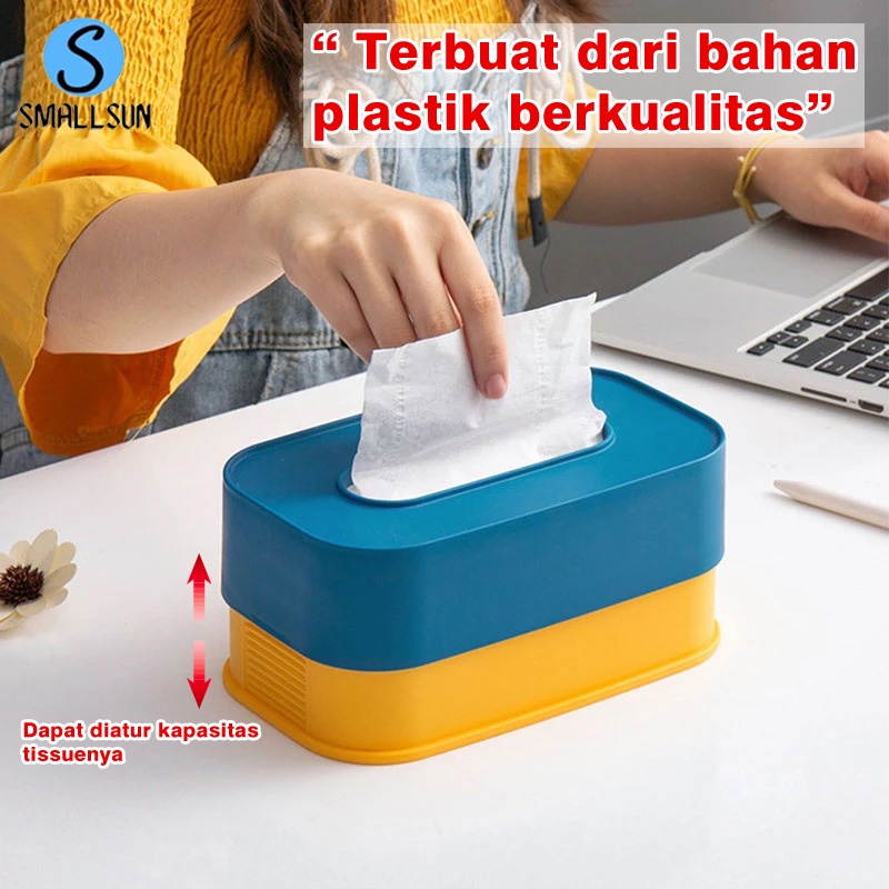 Tempat Tisu Kotak Tisu Unik Plastik Serbaguna Tissue Box Decorative