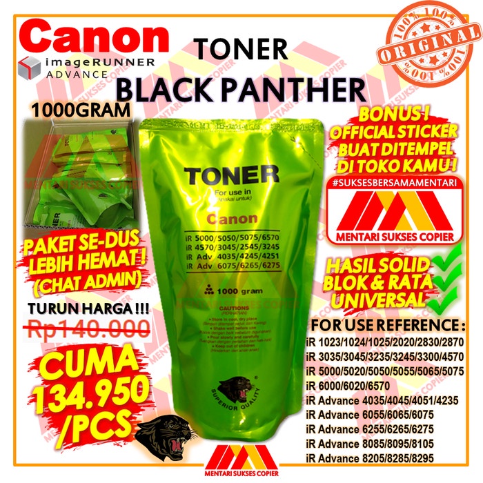 

[[JNT COD]] TONER BLACK PANTHER MESIN FOTOCOPY TERLARIS DAN TERMURAH
