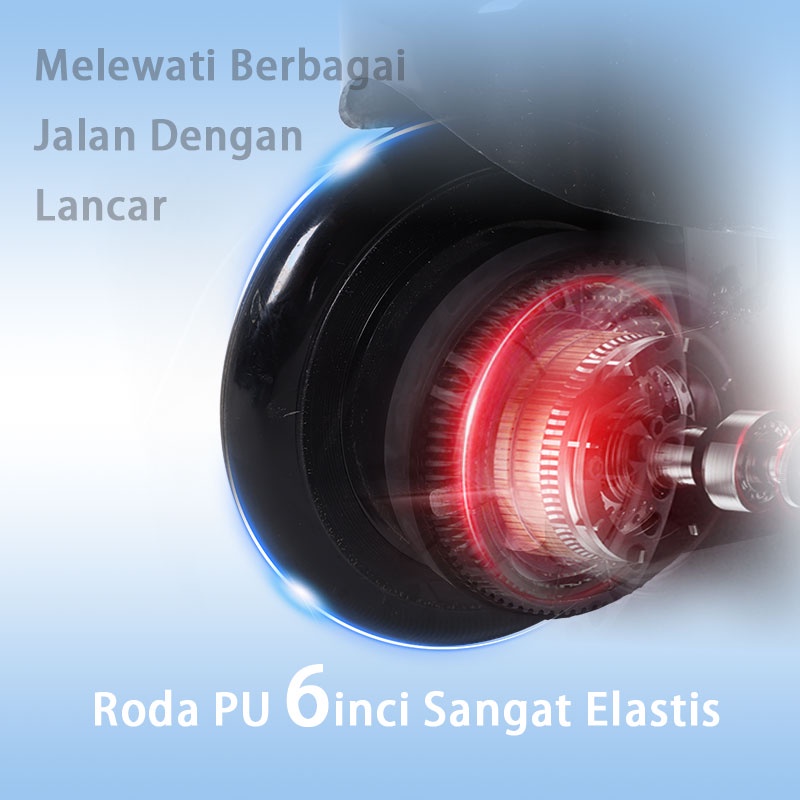 Scooter Listrik Portabel Sekuter Dewasa Murah Lipat Scoter Dengan Rem Tangan Garansi 1 Tahun