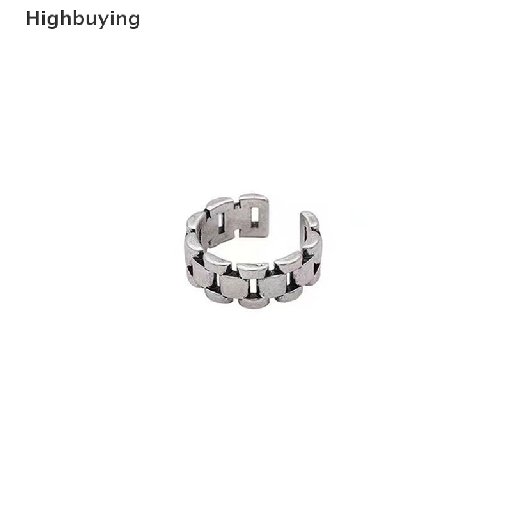 Hbid 925 Perak Fashion Romantis Gelang Jam Pembukaan Jari Cincin Untuk Wanita Pesta Pernikahan Halus Minimalis Valene Day Anniversary Perhiasan Glory